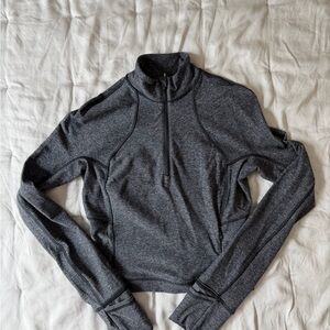 Lululemon It’s Rulu Cropped Half Zip - Size 4